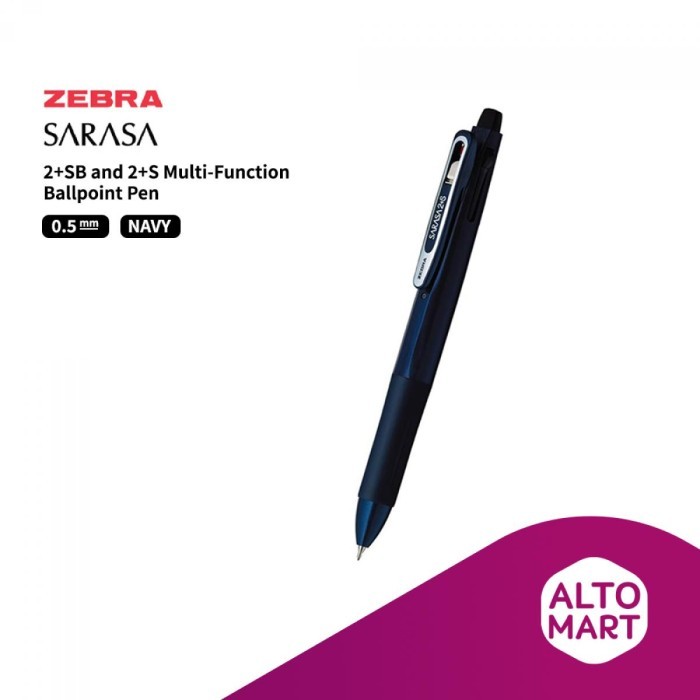 

Ready Zebra Sarasa 2SB 2S Multi-Function Ballpoint Pen 0.5 mm Pulpen Pensil