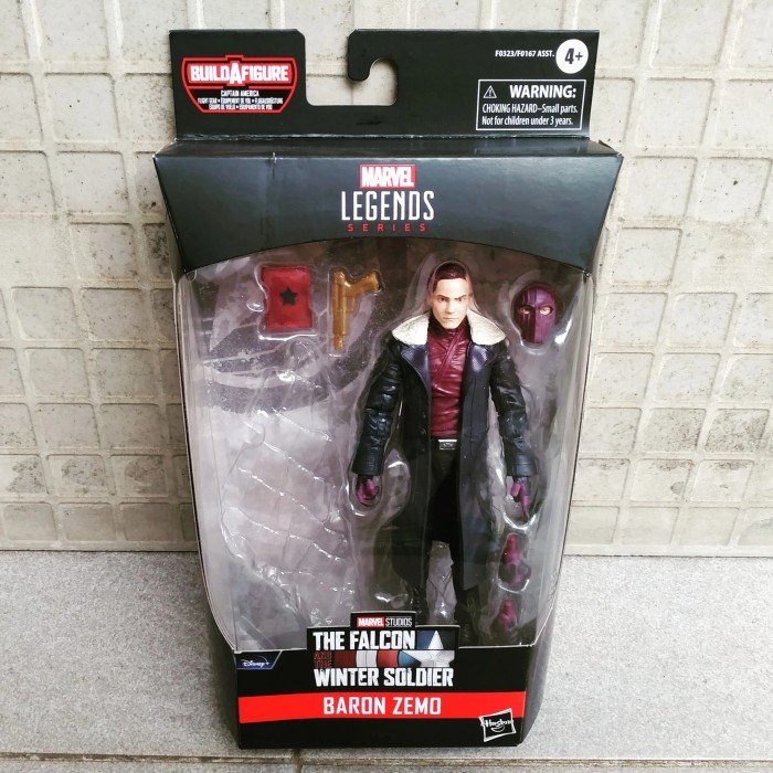 Ready HASBRO MARVEL LEGENDS DISNEY+ PLUS BARON ZEMO TANPA BAF