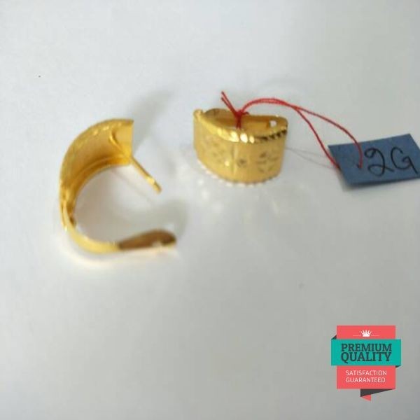 Terlaris Anting emas asli kadar 875 model klip 2 gram Elegan