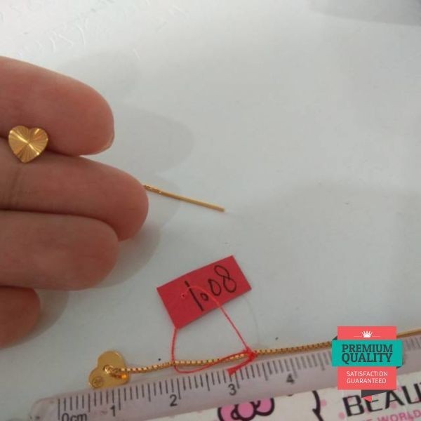 Grosir Anting panjang emas asli kadar 700 panjang 7 cm Elegan