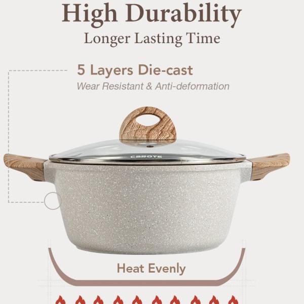 Carote Cosy Panci (Casserole) Anti Lengket Dengan Tutup