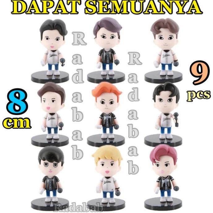 FIGUR SET EXO Figure x Miniso - Set of 9 - KPOP