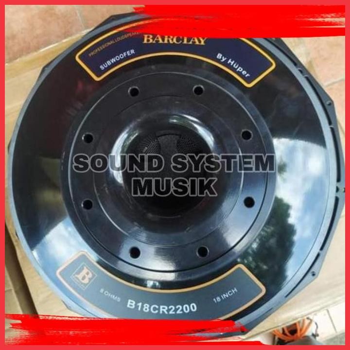 (SOU) SPEAKER KOMPONEN BARCLAY HUPER 18 IN B18CR2200 18CR2200 CR 2200 CR2200