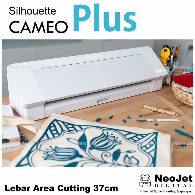 

MESIN CUTTING STICKER CAMEO 4 PLUS SABLON POLYFLEX KERTAS TRANSFER ORIGINAL DAN TERPERCAYA