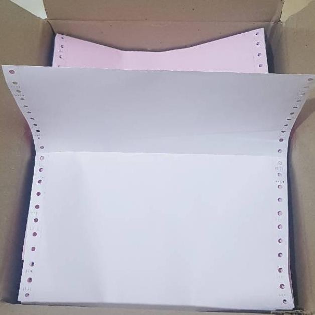 

kertas komputer continuous form 2ply full atau bagi 2 paper prins