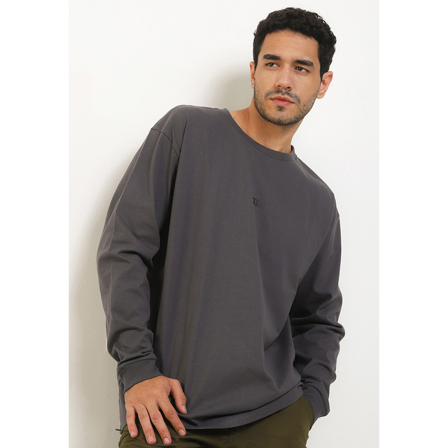 VANS Side Stripe Long Sleeve Tee Pria