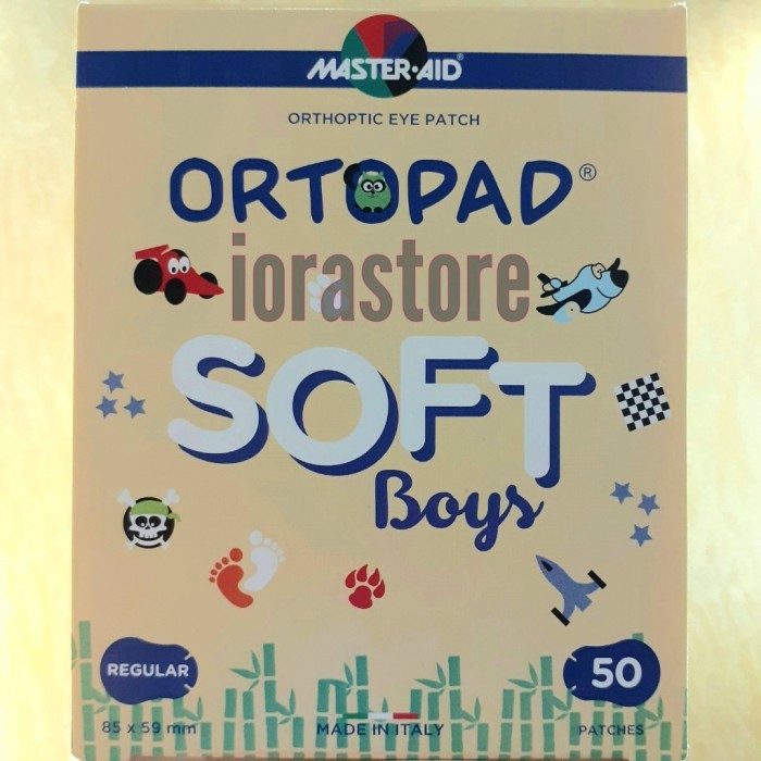 Cuci Gudang Eye Patch, Master Aid Ortopad Soft Boys Size Regular (1 Box)