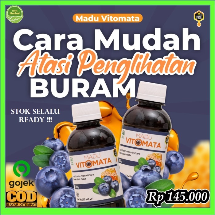 Cuci Gudang Madu Vitomata Madu Kesehatan Mata Minus Katarak Glaukoma / Glukoma