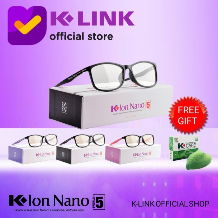 Diskon Kacamata Terapi Ion Nano 5 Original K-Link Bergaransi