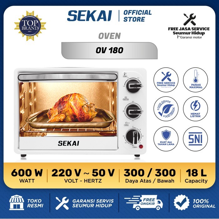 Sekai Oven OV Listrik 180