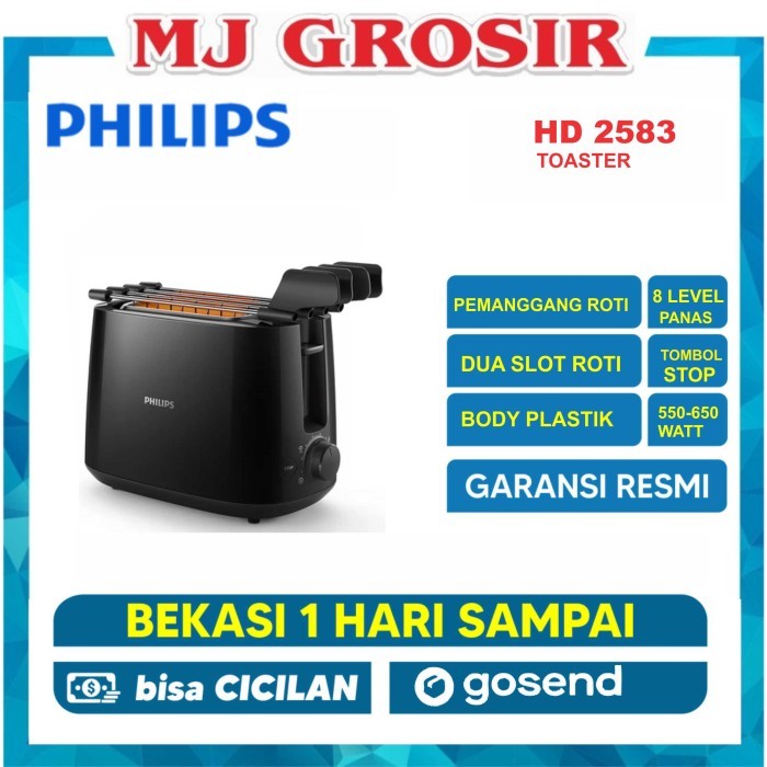 TOASTER PEMANGGANG ROTI KUE TOASTER PHILIPS HD 2583