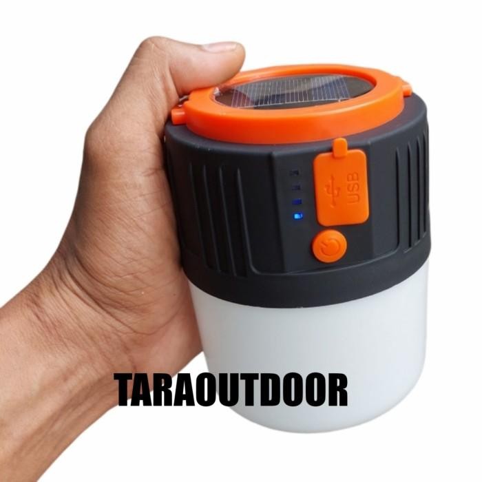 Lampu Tenda Gantung Solar Charger Usb