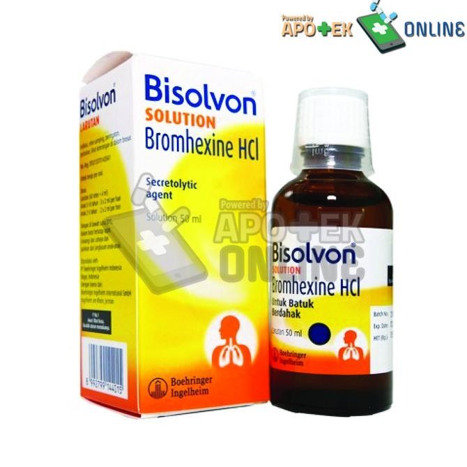 Sale Bisolvon Solution 50 Ml Untuk Batuk Dan Flu
