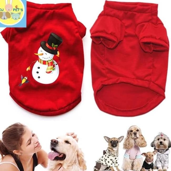 D3S D3S BAJU NATAL ANJING DAN BAJU NATAL KUCING KOSTUM NATAL HEWAN DOG
