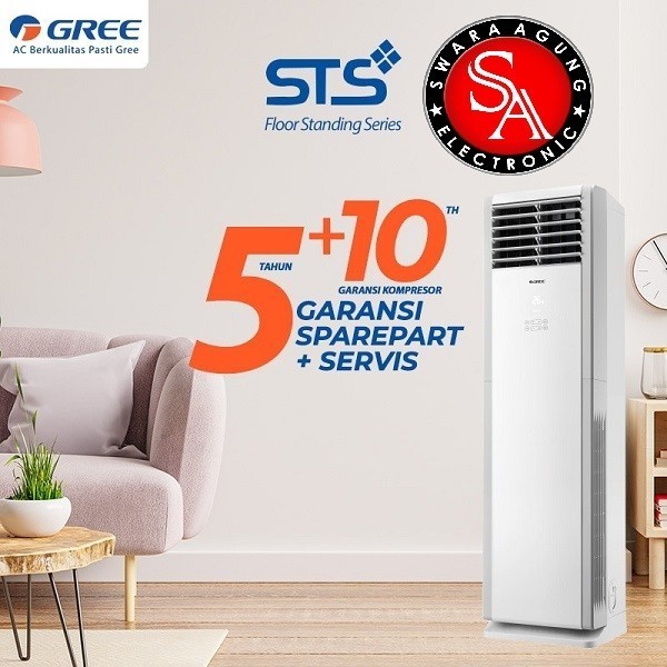 READY STOKKK Promo Ac Floor Standing 3 PK Gree Type : GVC-24STS (Khusus Daerah Medan)