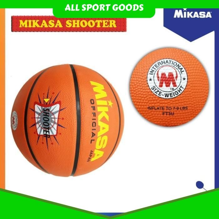 BOLA BASKET KARET MIKASA - BASKET MIKASA SHOOTER ORIGINAL BEST SELLER ALL SPORT GOODS 