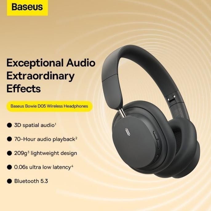 BASEUS D05 / Bowie D05 Wireless Headphone Low Latency IRF