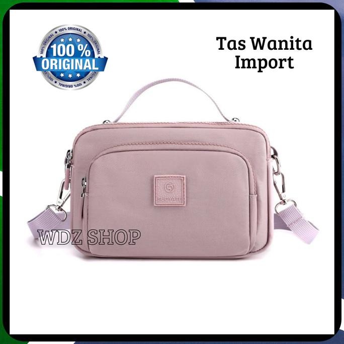 Tas Selempang Wanita Asli Suoyate - Tas Jinjing Sling Bag Cewek S5524
