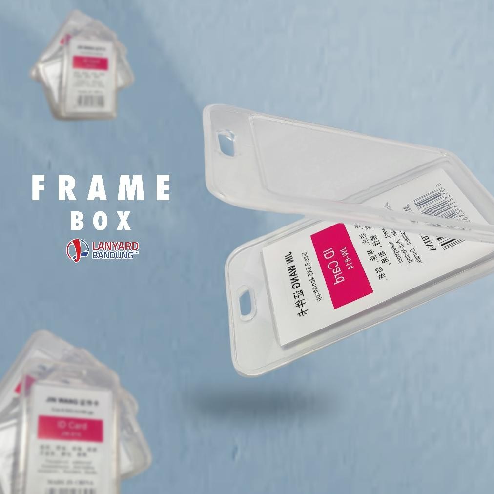 

FRAME BOX / card holder transparan box tutup / casing idcard / frame kartu id card