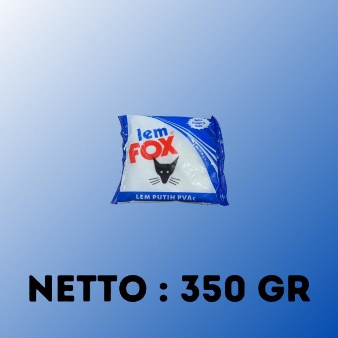 

BEBAS ONGKIR - Lem Fox Putih 350 gram Lem Kayu
