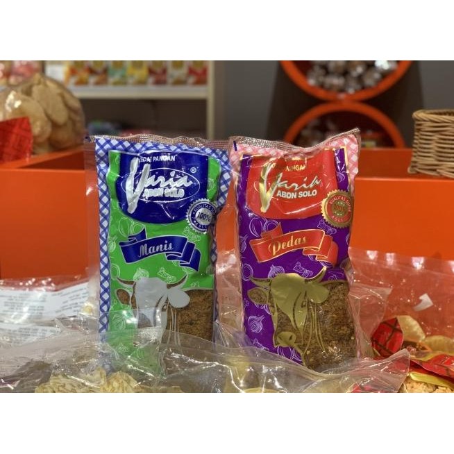 

Abon Sapi Varia Pedas / Manis