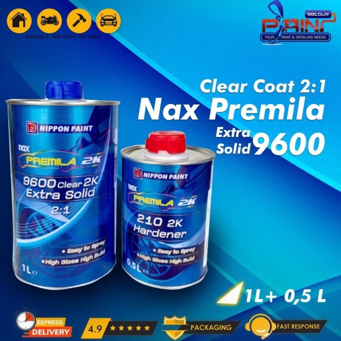 Clear Coat / Pernish Nippon Paint Nax Premila 9600 2:1 Extra Solid