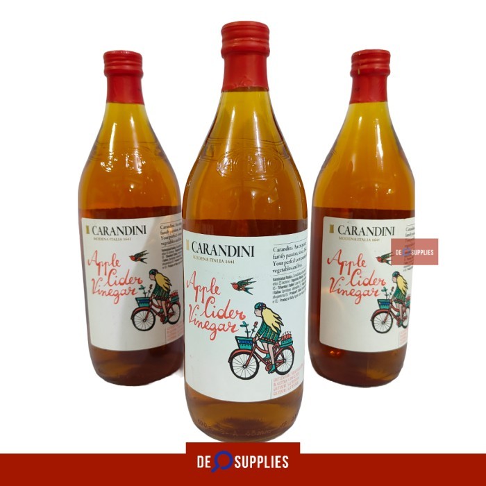 

HARGA DISKON Carandini Apple Cider Vinegar 1L - Cuka Apel 100% Italy Vegan Premium
