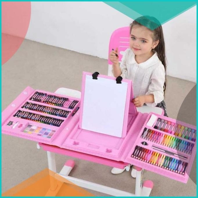 

Set Pensil Warna Crayon Anak Alat Kreatif Mewarnai Set Lengkap 208 pcs