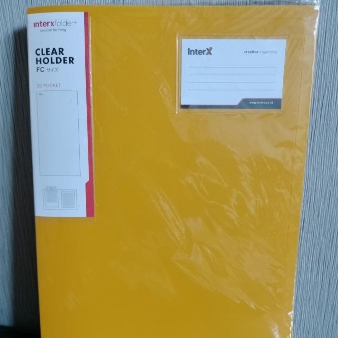 

*#*#*#] Map Clear Holder isi 20 Lembar Inter X Plastik (per 1 pcs)