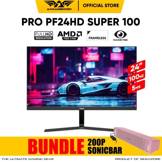Monitor Gaming Armaggeddon Pixxel+ Pf24Hd Super Pro Series
