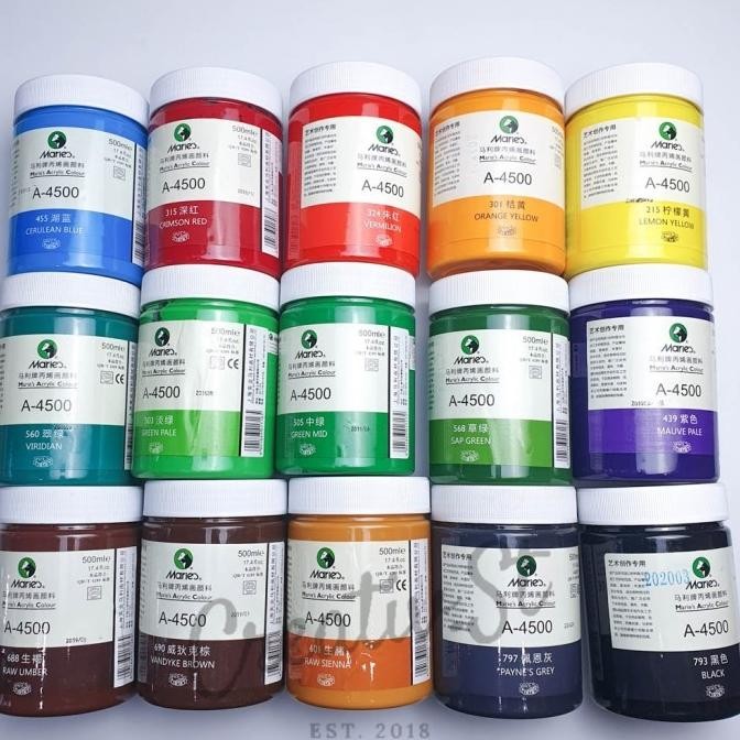 

Acrylic Maries 500 Ml Paint Acrylic Colour