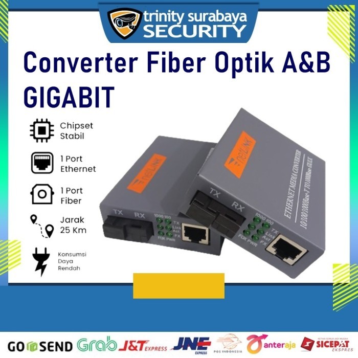 Converter Fiber Optik Gigabit Trinity