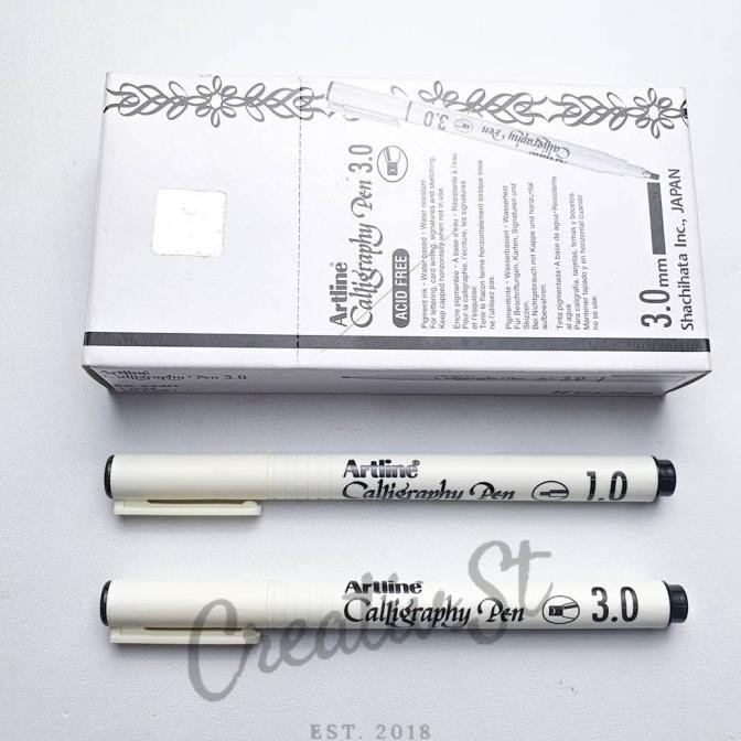 

Spidol Drawing Pen Calligraphy 1.0 - 3.0 Artline