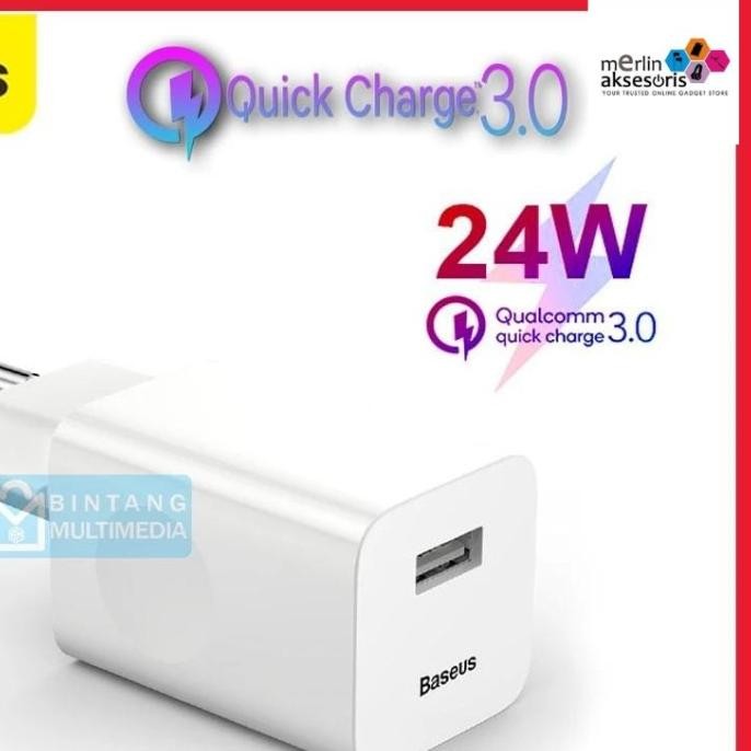 $$$$] Baseus batok Quick charger 24W fast charging