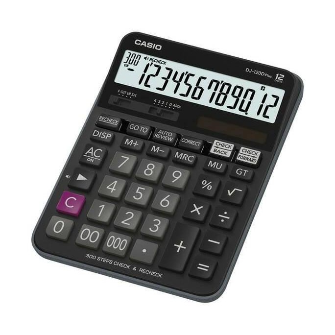 

Kalkulator Meja CASIO DJ-120D Plus Desktop Check & Correct Calculator