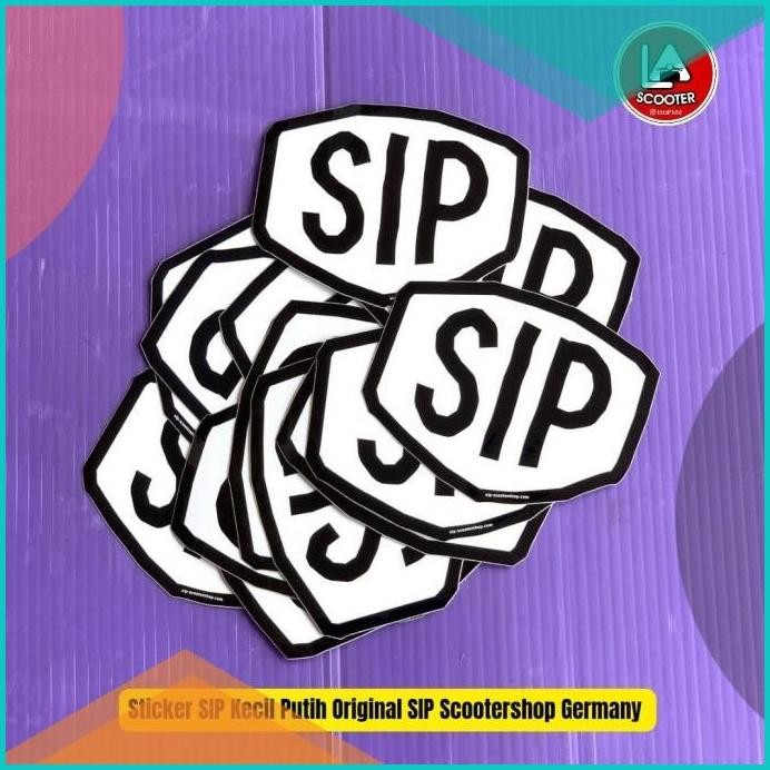 

Sticker SIP kecil Putih Original SIP Scootershop Germany 11OKTZ4 suku