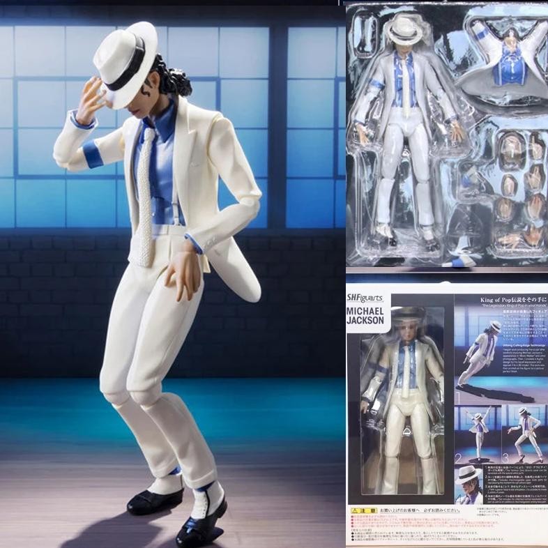 michael jackson smooth criminal moonwalk action figure model toys michael jackson mj thriller joint 