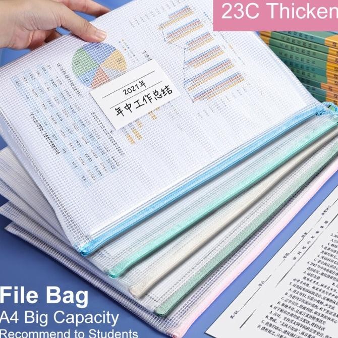 

BC A4 TAS DOKUMEN TRANSPARAN FOLDER BERKAS NYAMAN JELAS JALA NILON TAS