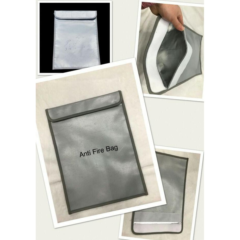 

FIREPROOF DOCUMENT STORAGE BAG / TAS DOKUMEN ANTI API