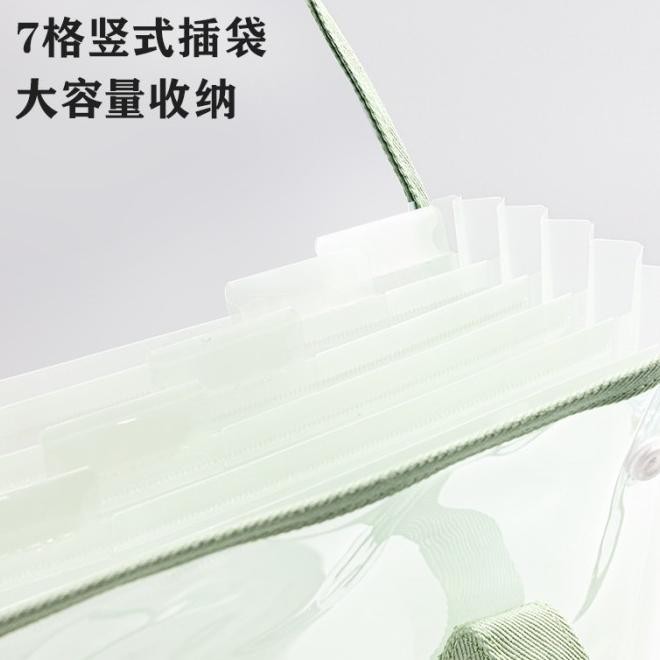 

DELI DOCUMENT BAG / TAS FOLDER / TAS DOKUMEN TRANSPARAN DENGAN 7 PEMBAGI BAHAN TEBAL PM308