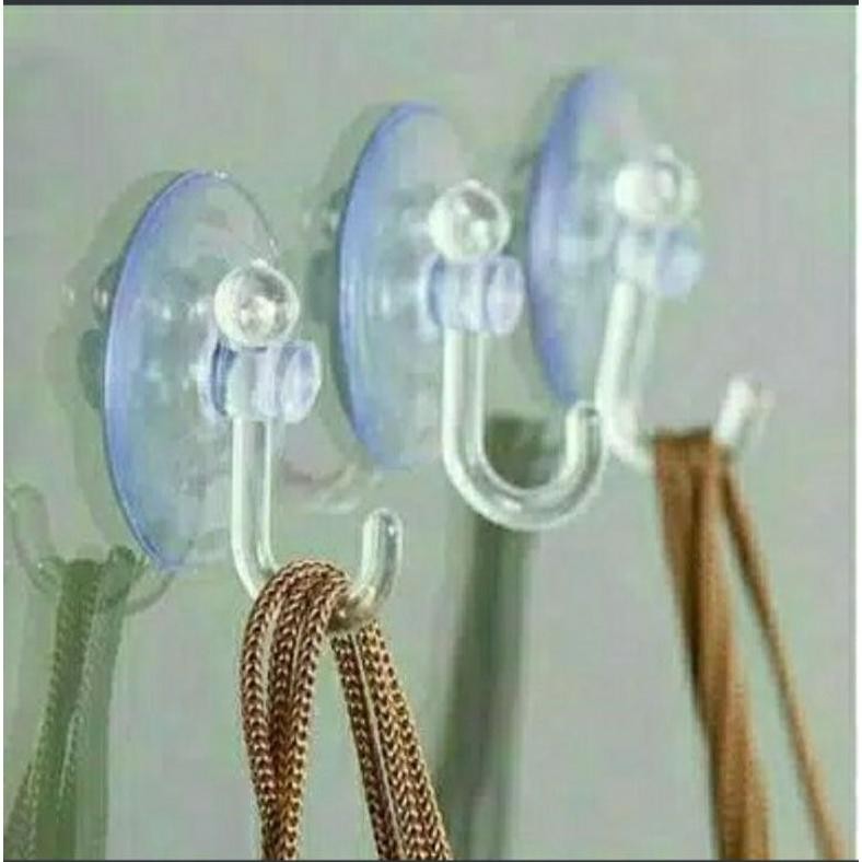 Kop Kaca Besar Tempelan Kaca Hook Cantelan Kaitan