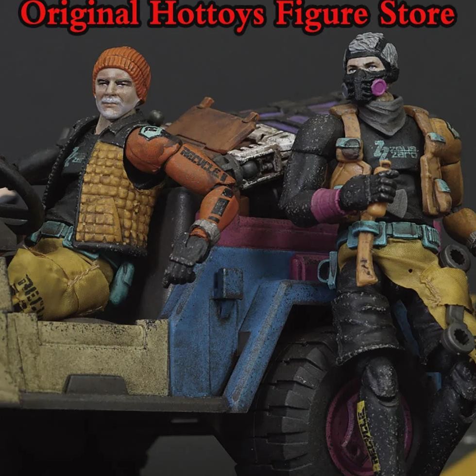 in stock acid rain war fav-h20 1/18 scale men soldier trash knight full set 3.75inch action figure d