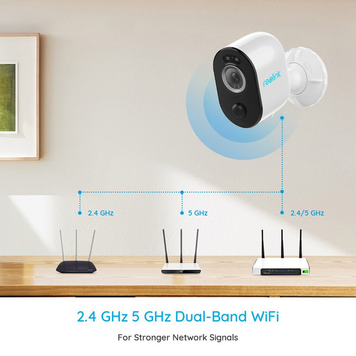 REOLINK Argus 3 PRO 4MP Spotlight WireFree Rechargeable Battery CCTV