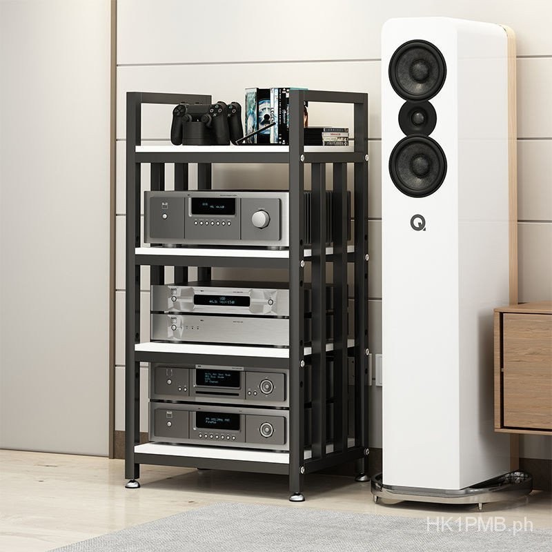 Rak dengan Jarak Lapisan yang Dapat Disesuaikan dari Penguat Daya Braket Penguat Tabung CD Lemari Pe