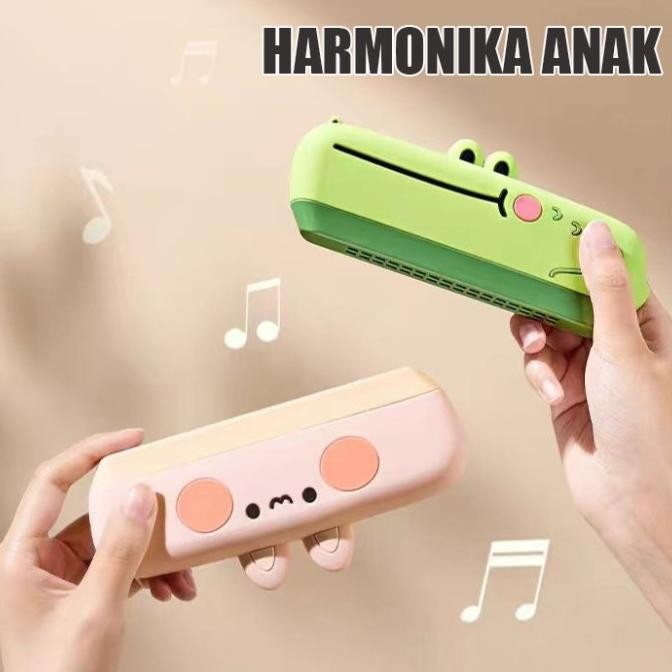 

Harmonika Anak Silikon Alat Musik 16 Lubang Karakter Kartun Mainan DS99