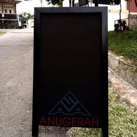 

Worth It!!! Chalkboard Menu 50*80Cm Standing Papan Tulis Kapur New