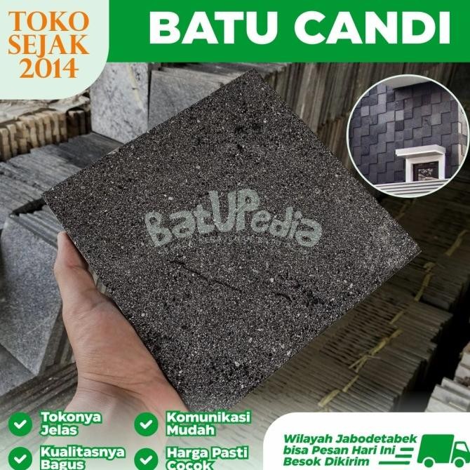 Batu Alam Candi Lava Stone Untuk Dinding, Taman dan Kolam Minimalis