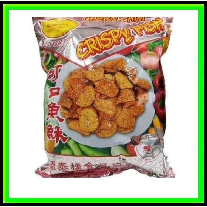 

Crispy Fish Tae Thai Nguan Tai 280Gr - Kerupuk Ikan Boat Thailand Sate