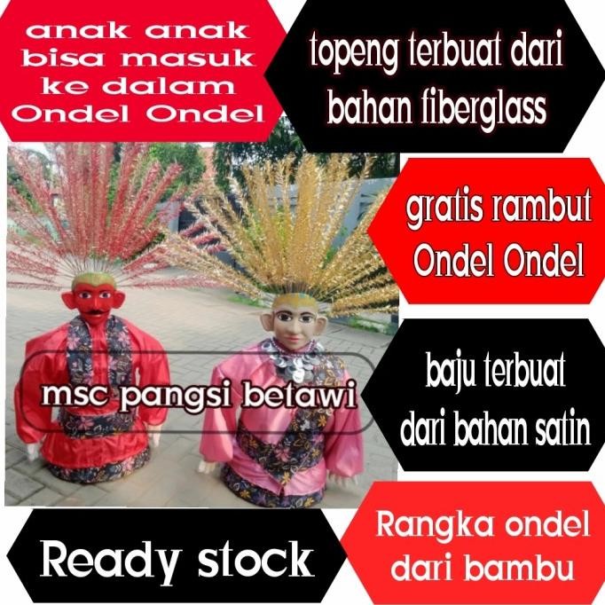 Ondel Ondel Anak tinggi 85cm