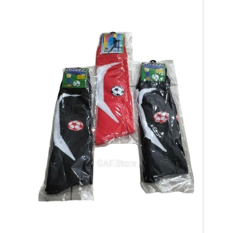 [SDW] pekanbaru/KAOS KAKI PRIA PAKAIAN OLAHRAGA SEPAK BOLA KAUS SET ISI 3 PASANG UKURAN PANJANG LONG